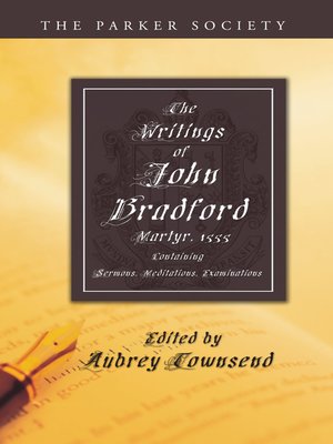 cover image of The Writings of John Bradford